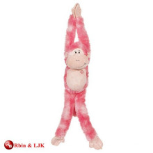 Conception OEM personnalisée, peluche, pendaison, singe, jouets, long, bras, jambes, singe, peluche, jouet